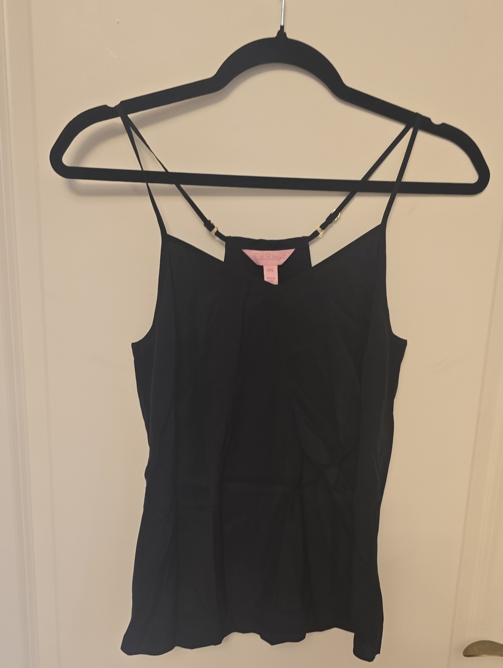 Lilly Pulitzer Black Spaghetti-Strap Camisole